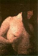 Franciszek zmurko Black braids oil painting reproduction